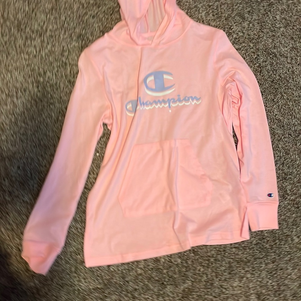 Champion hooded shirt